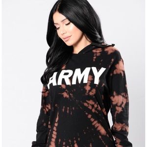 Bleached “Army” Hoodie